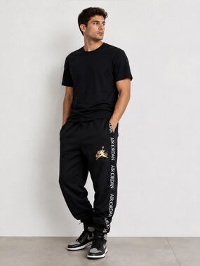Nike Air Jordan Jumpman Classics Tricot Jogger Pants Black Men’s Small Athletic